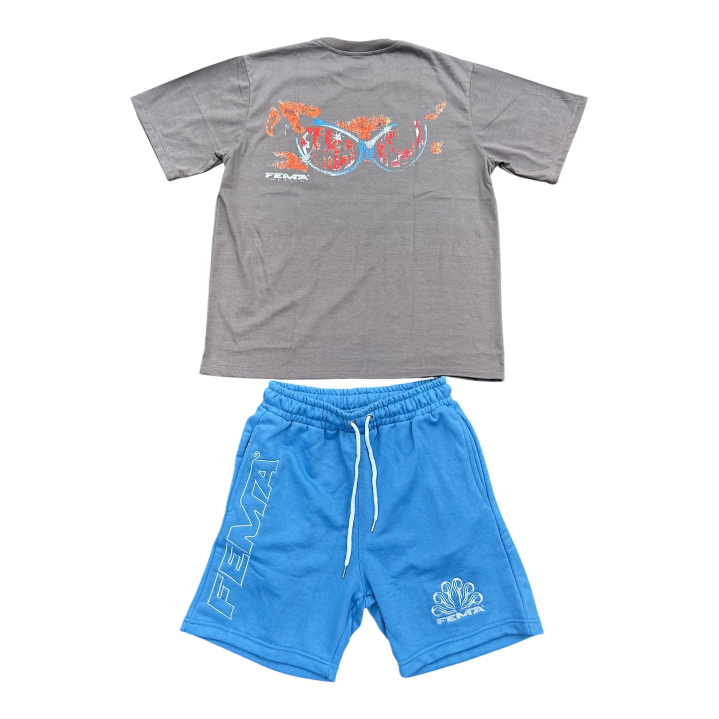 FEMA Wealth Dept Set (Grey/ Baby Blue)